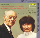 Beethoven: Piano Concerto No. 5, Symphony No. 5 - Serkin/Boston SO/Ozawa -SACD-  (Hybride/Stereo)