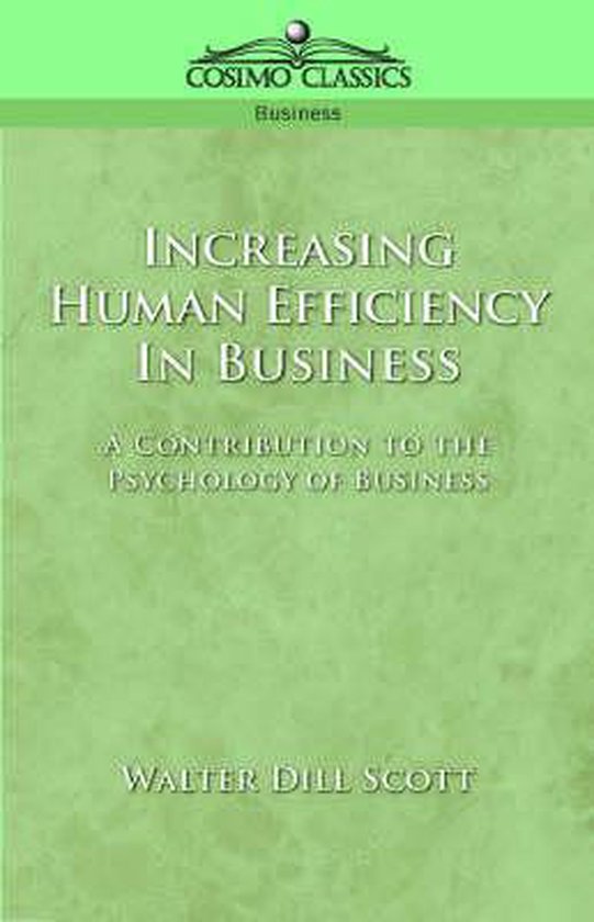 Increasing Human Efficiency in Business - cover