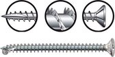 Starx Professioneel Spaanplaatschroef Verzinkt PK Torx 5.0 x 100 (100)