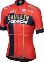 Sportful Team Bahrain Merida Fietsshirt - Maat M - Rood