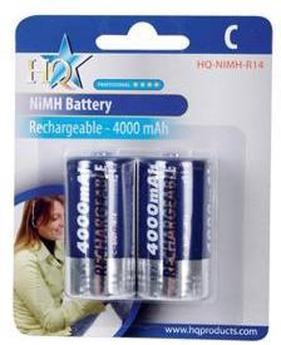 HQ Oplaadbare Batterijen - 2 stuks - | bol.com