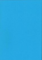 Gekleurd papier - Midden blauw - 220 gram - 3 x 6 vel - A4 - 21 x 29,7 cm