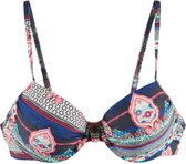 Brunotti Woodpecker - Bikinitopje - Vrouwen - Maat 36C - Coal Grey