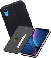 Slim Folio Case - Book Case Telefoonhoesje - Folio Flip Hoesje - Geschikt voor iPhone XR - Zwart