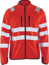 Blåkläder 4906-2512 Softshell jack High Vis Fluor Rood maat S