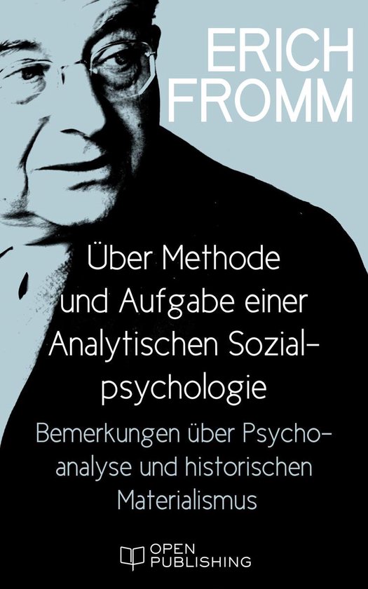 Über Methode und Aufgabe einer Analytischen Sozialpsycholog ... - cover