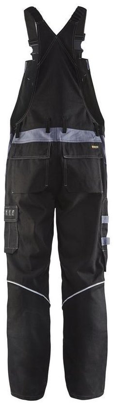 Blåkläder 2861-1516 Pantalon à bretelles ignifuge Zwart/ Grijs taille D128
