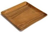 Kinta houten bord vierkant - 25 cm - fair trade