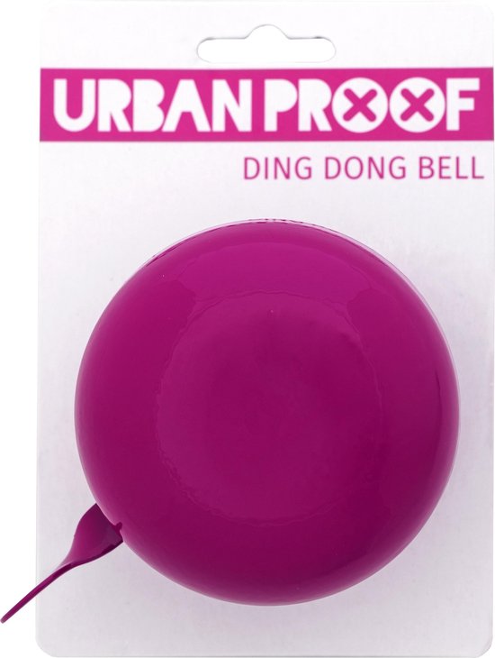 URBAN PROOF Ding Dong - Fietsbel - 80 mm - Roze | bol.com
