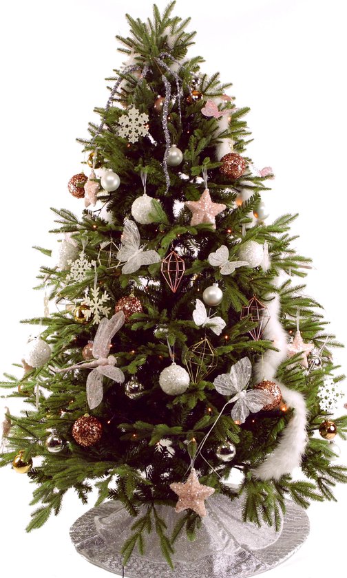 Vereniging Communistisch Ongewijzigd Versierde kerstboom Decotrees Romantic Style Deluxe - 210 cm hoog - Met  verlichting | bol.com