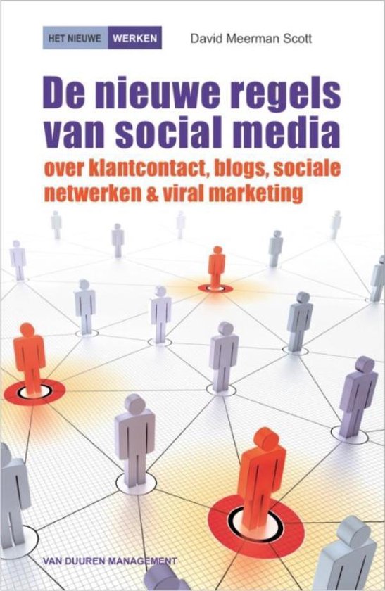 Cover van het boek 'De nieuwe regels van social media' van D. Meerman Scott