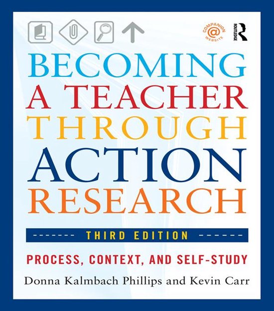 Becoming a Teacher through Action Research - cover