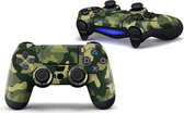 Army Camo / Groen Zwart - PS4 Controller Skins PlayStation Stickers