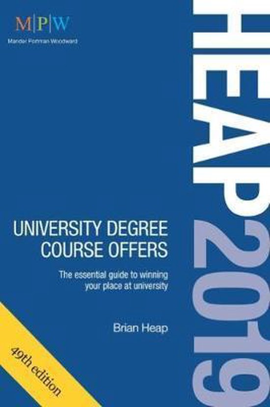HEAP 2019: University Degree Course Offers - cover