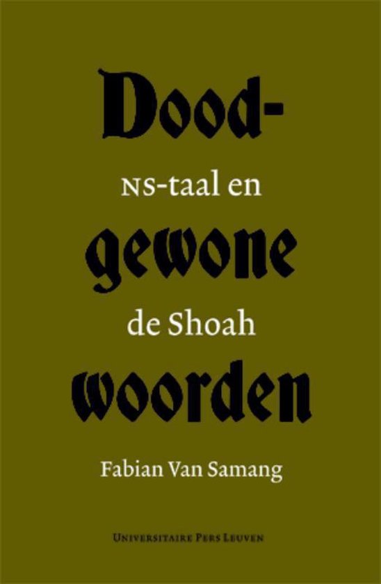 Doodgewone woorden - Fabian van Samang | 