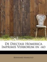 de Diectasi Homerica Imprimis Verborum in -Ao