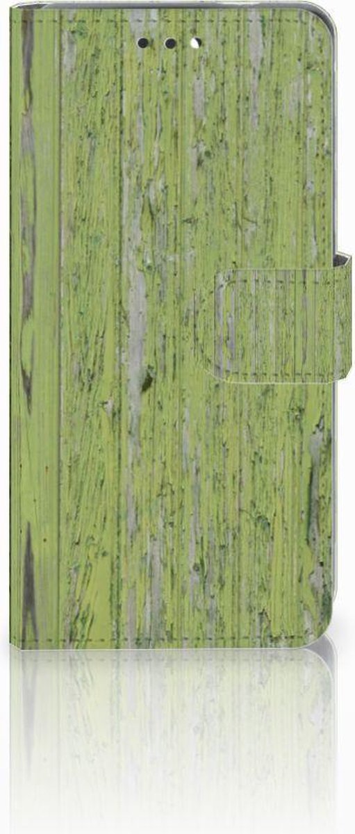 Nokia 3.1 (2018) Book Style Case Green Wood