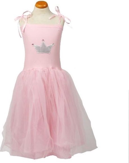 Prinsessenjurk Rosa roze maat - L (6-8 jaar) | bol.com