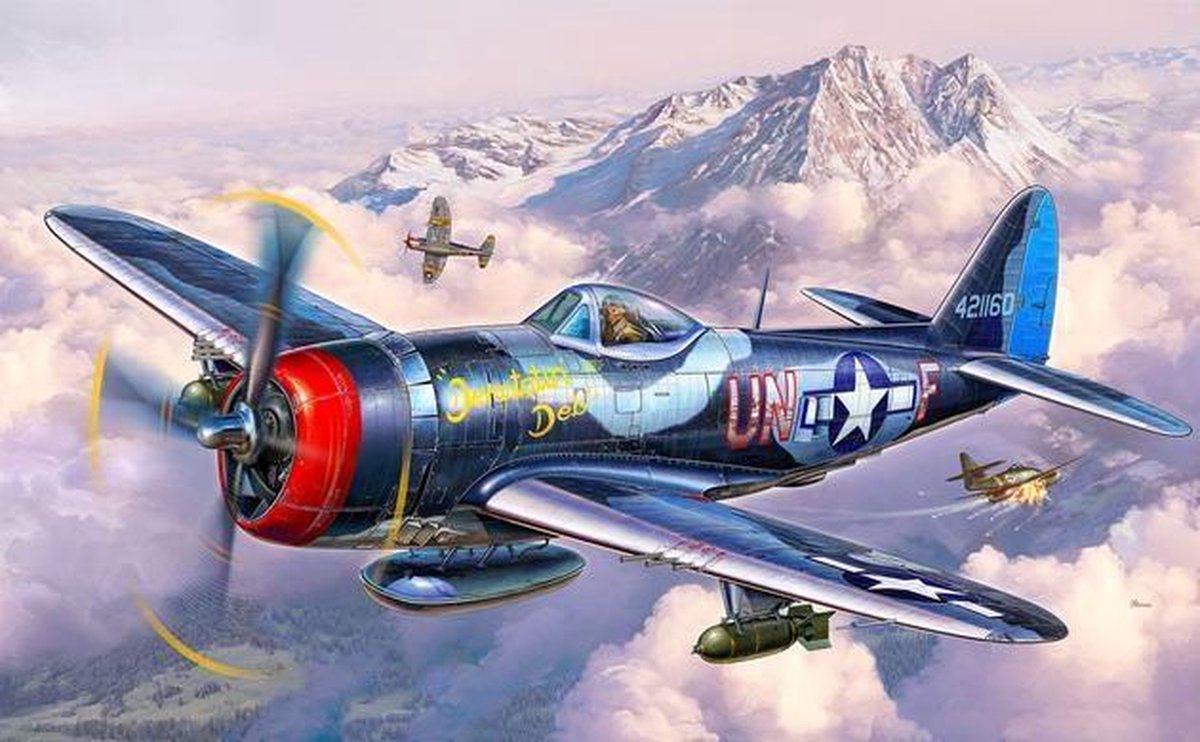 Revell Modelbouwpakket Vliegtuigen - 03984 P-47 M Thunderbolt Plastic - 1:72 - Modelbouw — afbeelding 4