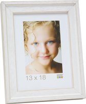 Deknudt Frames fotolijst S45ES1 - wit handgeschilderd - foto 13x18 cm