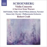 Rolf Schulte, David Wilson-Johnson, Philharmonia Orchestra, Robert Craft - Violin Concerto / A Survivor From Warsaw (CD)