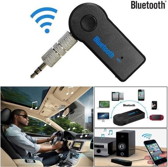 (Bestseller) Bluetooth muziekontvanger | Draadloze bluetooth verbinding | Handsfree Carkit & Thuisgebruik