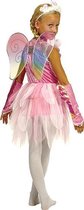 Vlinder Kostuum | Flora | Meisje | Maat 128 | Carnaval kostuum | Verkleedkleding