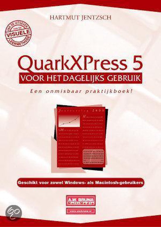 Cover van het boek 'QuarkXPress 5 voor het dagelijks gebruik'