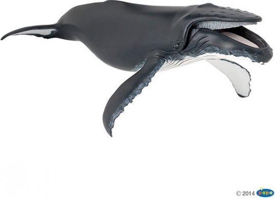 Voorrecht familie portemonnee Plastic speelgoed figuur bultrug walvis 29 cm | bol.com