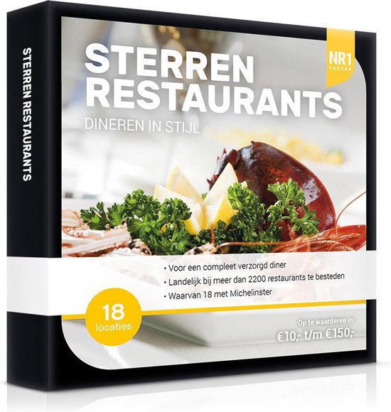 Nr1 Sterren Restaurants 100,-