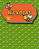Handwriting Practice 120 Page Honey Bee Book Nickolas