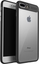 iPhone 7 Plus  TPU-siliconen Hoesje Zwart/Transparant