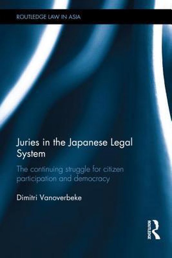 Juries In The Japanese Legal System - cover