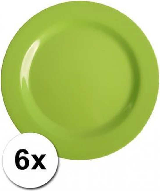 Hard plastic camping borden groen 6 stuks 20 cm | bol.com