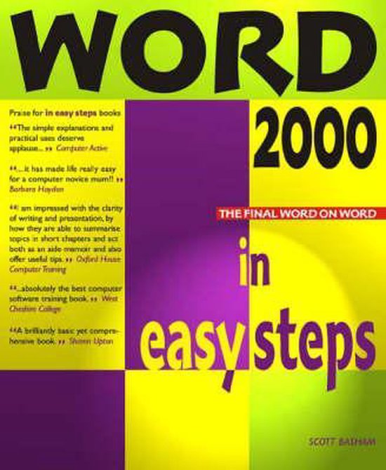 Word 2000 in Easy Steps - cover