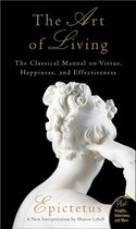 Boek "The Art of Living" door Epictetus, een nieuwe interpretatie door Sharon Lebell. Met een marmeren buste op de voorkant.