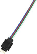 Groenovatie LED Strip RGB Klik Connector Male - 4-Aderig - Soldeervrij