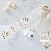 Sjerp - Bride to Be papier (wit/goud)