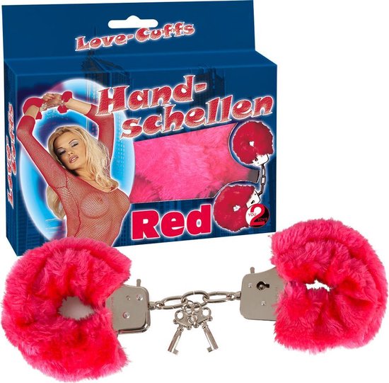 Menottes "Love Cuffs" rouge