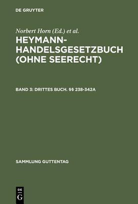Drittes Buch. §§ 238-342a - cover