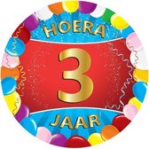 Gekleurde onderzetters 3 jaar