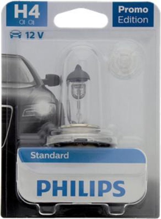 Philips auto koplamp - Philips Promo Edition - Auto Koplamp - H4 - 12V -  3200 K | bol.com