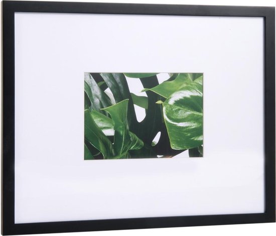 XLBoom Fotolijst Vitro - In Hout - Zwart - Fotoformaat 13 x 18 cm - 37,6 × 30,2 × 1,8 cm