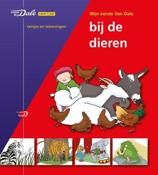 Cover van het boek 'Mijn eerste Van Dale / Bij de dieren'