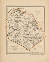 Historische kaart, plattegrond van gemeente Helden in Limburg uit 1867 door Kuyper van Kaartcadeau.com