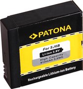 Patona Accu Batterij SJCAM SJ6 Legend/ SJ6000 - 910mAh 3.8V