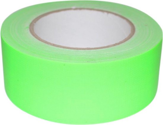 Fluor duct tape 4 rollen in 4 kleuren bol.com