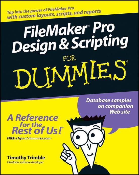 FileMaker Pro Design and Scripting For Dummies - cover