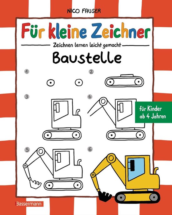 Für kleine Zeichner - Baustelle - cover