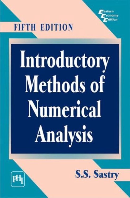Introductory Methods of Numerical Analysis 9788120345928 S. S